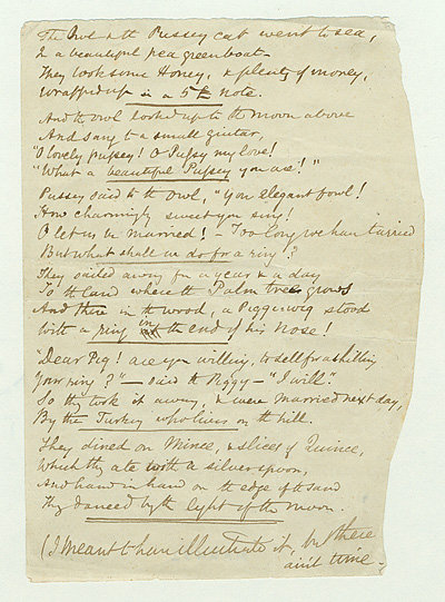 Autograph manuscript of