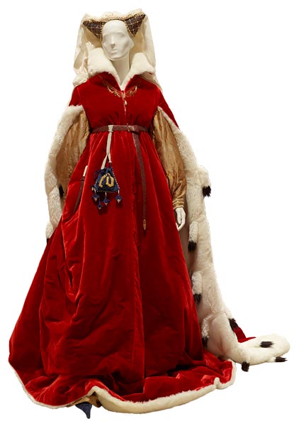 Photo of Catherine of Cleves dress re-creation