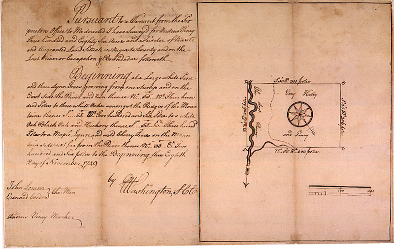 Image of George Washington survey